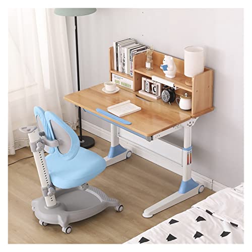 Schreibtisch kann angehoben und abgesenkt Werden Kinderschreibtisch Heimschreibtisch Schreibtisch und Stuhlkombination Studentenschreibtisch Home-Office-Schreibtisch (Größe: 80 cm) von Generic