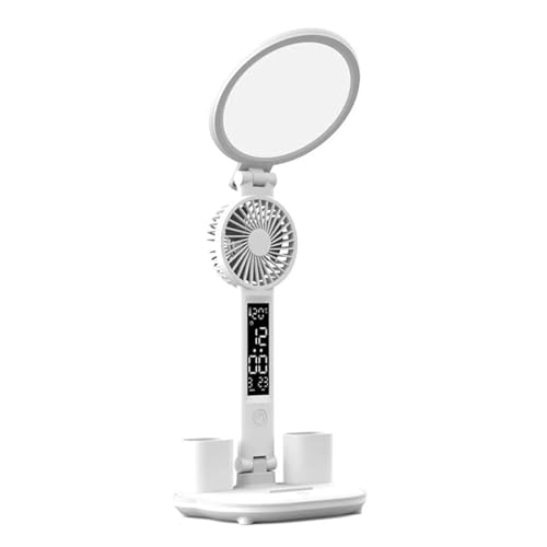 Schreibtischlampe – LED-Schreibtischlampe mit Ventilator | LED-Tischlampen | Schreibtisch-Augenpflege | Studienlampen | Einstellbare Helligkeit 3 Modi Touch-Steuerung College Wohnheim Zimmer Licht Schreibtischlampe – LED-Schreibtischlampe mit Ventilator | LED-Tischlampen | Schreibtisch-Augenpflege | Studienlampen | Einstellbare Helligkeit 3 Modi Touch-Steuerung College Wohnheim Zimmer Licht von Generic