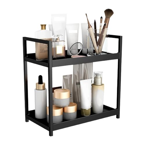 Schreibtischregal mit 2 Ebenen: Kompakte und elegante Aufbewahrungslösung für Schreibtisch | Multifunktionaler Organizer aus Holz für Bürobedarf, Bücher und Dekorationen, ideal für Zuhause Schreibtischregal mit 2 Ebenen: Kompakte und elegante Aufbewahrungslösung für Schreibtisch | Multifunktionaler Organizer aus Holz für Bürobedarf, Bücher und Dekorationen, ideal für Zuhause von Generic