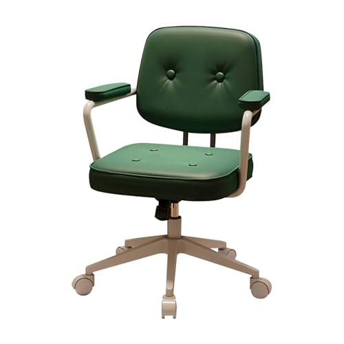 Schreibtischstuhl, Ergonomischer Bürostuhl mit Verstellbarer Höhe, Drehbar, Bequem und Atmungsaktiv für Zuhause, Büro und Kleine Räume(Green) von Generic