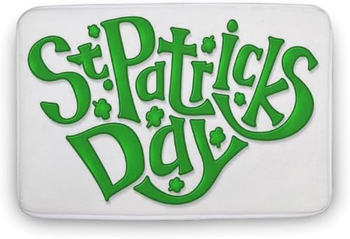 Schuhmatte St. Patrick's Day Fußmatte Mode Dünn Innen Schmutzfangmatte Für Eingangsbereich Hauseingänge 40X60Cm von Generic
