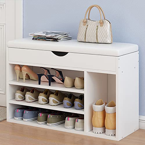 Schuhregalhocker Moderne Schuhbank aus Holz mit verstecktem Ablagefach und gepolstertem Sitz Schuhregal für den Eingangsbereich mit Stiefelaufbewahrung Schuhschrank nizer Schuhregalhocker Moderne Schuhbank aus Holz mit verstecktem Ablagefach und gepolstertem Sitz Schuhregal für den Eingangsbereich mit Stiefelaufbewahrung Schuhschrank nizer von Generic