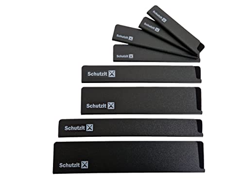 Schutzit - 8-stück Messerschutz - Klingenschutz Universal für alle Messer - Messertasche - Messerscheide von Schutzit