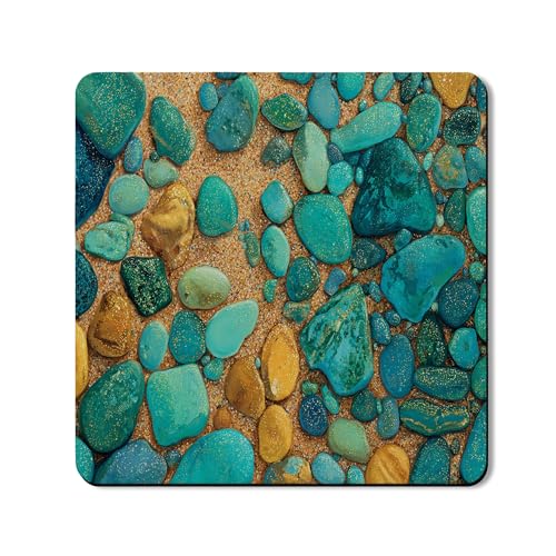 Schutzmatte für Waschtrockner aus Naturstein, Ozean-inspiriertes Kieselstein-Design, Sommergummi, rutschfest, wasserdicht, Wasch- und Trocknermatten für Waschküche, 61 x 61 cm Schutzmatte für Waschtrockner aus Naturstein, Ozean-inspiriertes Kieselstein-Design, Sommergummi, rutschfest, wasserdicht, Wasch- und Trocknermatten für Waschküche, 61 x 61 cm von Generic