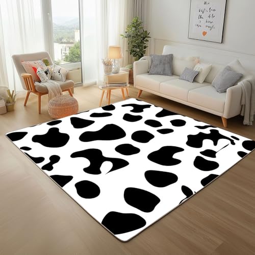 Schwarz Weißes Geometrie Muster Teppich Läufer 140x200cm – Minimalistische Geometrie Kurzflor Waschbar Teppich, Pflegeleicht, Extra Weich – Für Flur, Küche, Schlafzimmer Teppiche Schwarz Weißes Geometrie Muster Teppich Läufer 140x200cm – Minimalistische Geometrie Kurzflor Waschbar Teppich, Pflegeleicht, Extra Weich – Für Flur, Küche, Schlafzimmer Teppiche von Generic