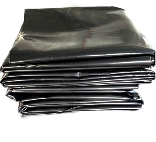 Schwarze Dachabdichtungsmatte, Garten Zisterne Liner, Fischteich Undurchlässige Membran, Wasserdicht Und Auslaufsicher, Verdickt 0.5mm, 3X6M(3x8m) von Generic
