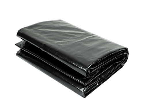 Schwarze HDPE wasserdichte Polsterung Für Teich, Undurchlässige Membran Für Fischteichspeicher Im Freien, 0,5 Mm Verdickt, Wasserdicht Und Undicht(2x2m) von Generic