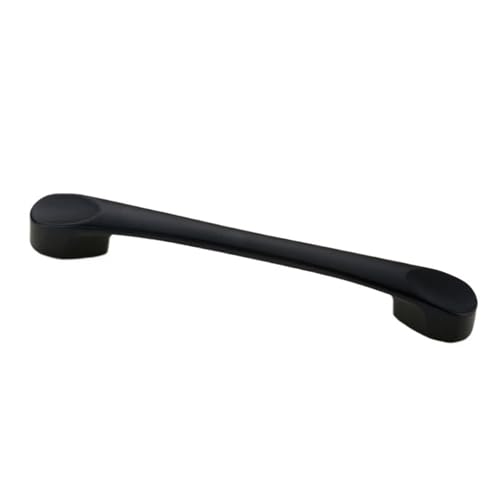 Schwarze Küchenschrankgriffe, 96–192 mm Lochmitte, Schrankgriffe, Schubladengriffe for Schränke, Kleiderschränke, Badezimmer, Edelstahl, 1 Packung(A-96mm pitch) von Generic