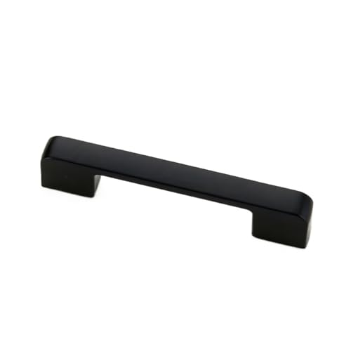Schwarze Küchenschrankgriffe, 96–192 mm Lochmitte, Schrankgriffe, Schubladengriffe for Schränke, Kleiderschränke, Badezimmer, Edelstahl, 1 Packung(B-192mm pitch) von Generic