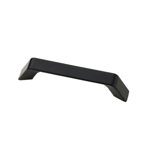 Schwarze Küchenschrankgriffe, 96–192 mm Lochmitte, Schrankgriffe, Schubladengriffe for Schränke, Kleiderschränke, Badezimmer, Edelstahl, 1 Packung(G-128mm pitch) von Generic