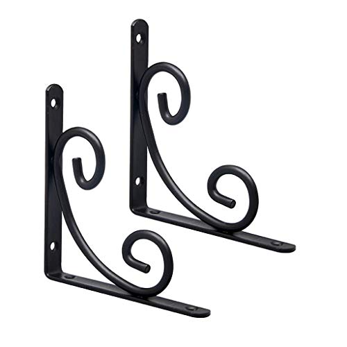 Schwarze Regalhalterungen Aus Eisen, Gerüsthalterung Aus Metall, Dreieckshalterungen, An Der Wand Montierte Retro-Regale/2 Pcs/200 * 200Mm Schwarze Regalhalterungen Aus Eisen, Gerüsthalterung Aus Metall, Dreieckshalterungen, An Der Wand Montierte Retro-Regale/2 Pcs/200 * 200Mm von Generic