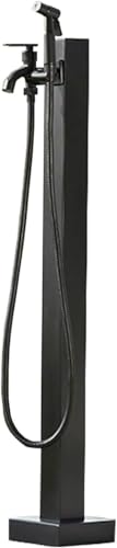 Schwarze Wassersäule Garten Wasserhahn Edelstahl Frostsicher Outdoor Wasserhahn Wasserhahn Auslass Leitungswasser Wassereinnahmestelle, B, 90cm von Generic