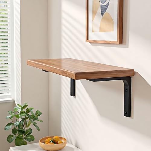 Schwebende Regale zur Wandaufbewahrung, einfach zu installierende Dekopflanze, Schmuckregal. Einfach zu installierende Hängeregale erweitern mühelos den Wandraum.(A,60 * 20cm) von Generic