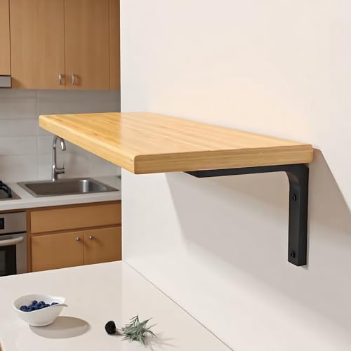 Schwebende Regale zur Wandaufbewahrung, einfach zu installierende Dekopflanze, Schmuckregal. Einfach zu installierende Hängeregale erweitern mühelos den Wandraum.(B,70 * 30cm) von Generic