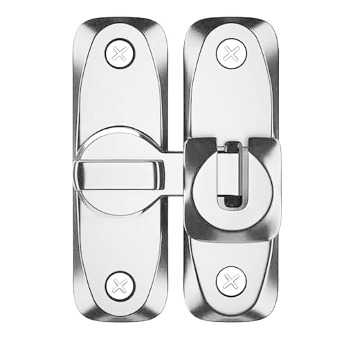 Schwerer Türriegel, Klapptür, Aluminiumlegierung, Verriegelungsblock, Diebstahlschutz, Heimwerker, Winkel 90 °/180 ° Schwerer Türriegel, Klapptür, Aluminiumlegierung, Verriegelungsblock, Diebstahlschutz, Heimwerker, Winkel 90 °/180 ° von Generic