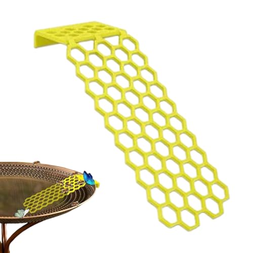 Schwimmende Leiter für – Schwimmende Station zum Trinken von Wasser für , Vogelbäder, gelbes Trinkwasserwerkzeug für Teiche, Gartenbiene von Generic