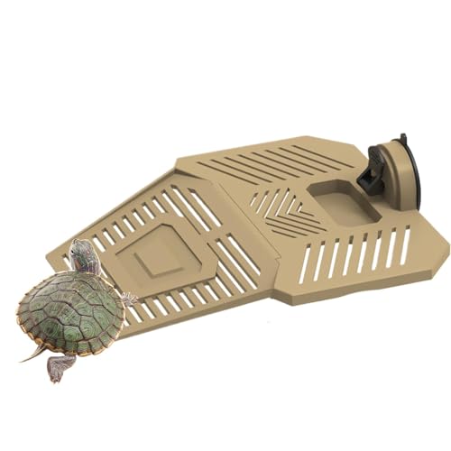Schwimmender Anlegestock für Meeresschildkröten - Sonnenliege für Meeresschildkröten, Landschaft für Schildkröten |. Foto Ruhepunkt für Schildkröten abnehmbar |. von Generic