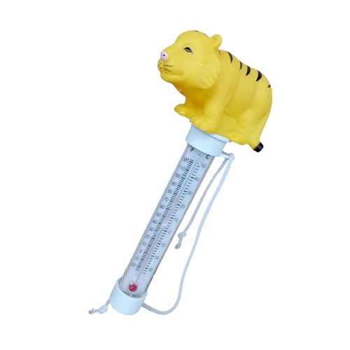 Schwimmender Pool-Temperaturmesser – Pool-Schwimmer-Temperaturmessgerät | 7,5 x 3,93 x 8,26 Zoll | Monitoranzeige | bruchfestes Wasserzähler-Thermoskop mit Schnur für Spas Aquar Schwimmender Pool-Temperaturmesser – Pool-Schwimmer-Temperaturmessgerät | 7,5 x 3,93 x 8,26 Zoll | Monitoranzeige | bruchfestes Wasserzähler-Thermoskop mit Schnur für Spas Aquar von Generic