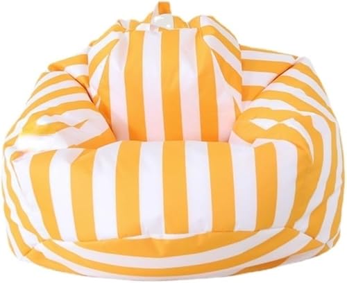 Schwimmender Sitzsack Für Pool, Outdoor Sitzsack Pouf Abdeckung Ohne Füllstoff Wasserdichter Puff Salon Beach Garten Sitzsack Stuhl Ecksitz Puf Sac, Sea Blue, D70cm-2.3ft-Cover von Generic
