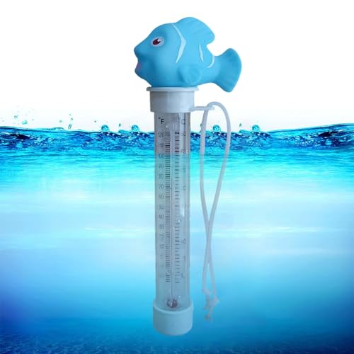 Schwimmendes Poolthermometer - Cartoon -Wassertemperaturanzeige, Genauer Tester | Innenpool im Freien im Freien, Spa, Gartenteich, Familiensee, Kinderbad, Hausdusche, Hinterhofwasser Merkma von Generic