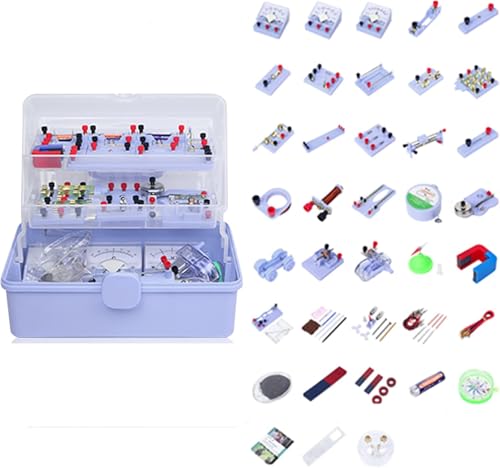 Science Lab Basic Circuit Learning Starter Kit Für Kinder, Science Physics Experiment Für Kinder Elektrizität Und Magnetismus Kit Für Schüler, Purple Science Lab Basic Circuit Learning Starter Kit Für Kinder, Science Physics Experiment Für Kinder Elektrizität Und Magnetismus Kit Für Schüler, Purple von Generic