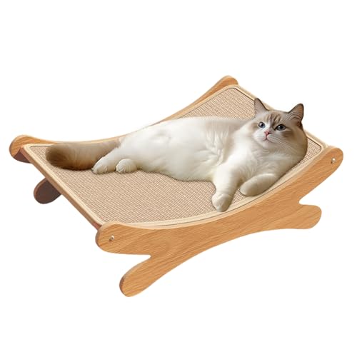 Scratch Nest - Cat Lounge Pad, Funktionsbett | Kratzer -Kratzer Mit Belüfteter Struktur Für Möbelschutz, Ideal Für Kätzchen, Die Im Innenbereich Entspannen, Leicht Recycelbare Loung von Generic