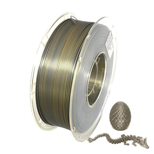 Seide Drucker Filament, Seidenfilament, Zweifarbiges Filament für Drucker, Mehrfarbiges Schnellwechsel-Filament 1.75mm Spule Filament Seide Drucker Filament, Seidenfilament, Zweifarbiges Filament für Drucker, Mehrfarbiges Schnellwechsel-Filament 1.75mm Spule Filament von Generic