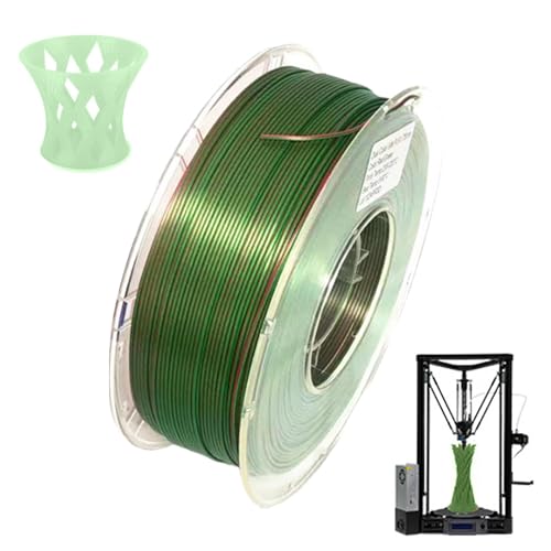 Seidendrucker-Filament, Seidenfilament – Verbrauchsmaterialien für Drucker zweifarbiges Druckfilament – Schnelles, mehrfarbiges Filament mit 1,75 mm Farbwechsel Seidendrucker-Filament, Seidenfilament – Verbrauchsmaterialien für Drucker zweifarbiges Druckfilament – Schnelles, mehrfarbiges Filament mit 1,75 mm Farbwechsel von Generic