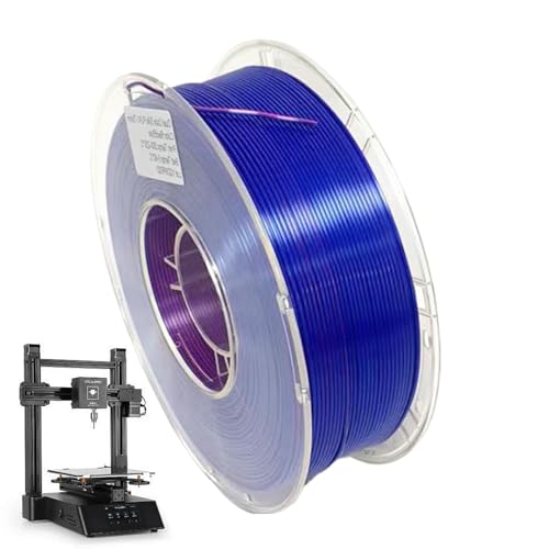 Seidendrucker-Filament, Seidenfilament | Zweifarbiges Drucker-Filament | Glänzender Farbwechsel des Druckmaterials mit starkem Fortschritt von Generic
