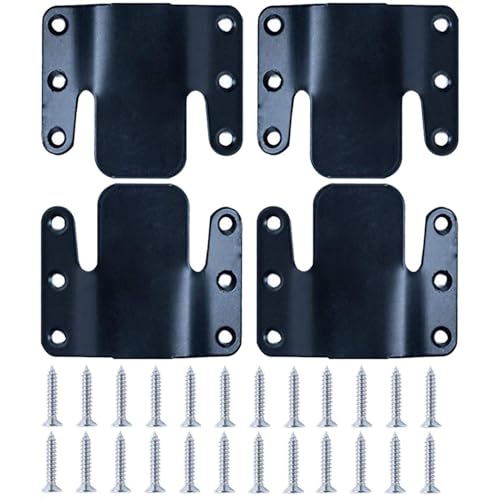 Sektionalhalterungen – Couchverbinder | 4 Stück ineinandergreifende Möbelverbinder | Sectionall Couchverbinder Edelstahl Sofa Halterung mit Schrauben für Loveseat Sektionalmöbel Joiner Sektionalhalterungen – Couchverbinder | 4 Stück ineinandergreifende Möbelverbinder | Sectionall Couchverbinder Edelstahl Sofa Halterung mit Schrauben für Loveseat Sektionalmöbel Joiner von Generic