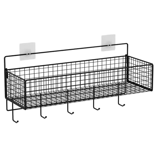 Selbstklebende Duschregale,schwimmende Badezimmerregale | Selbstklebendes Badezimmer Duschregal Organizer | Robuster Drahtaufbewahrung Organizer für Schrank, Schrank, Küche, Waschraum von Generic