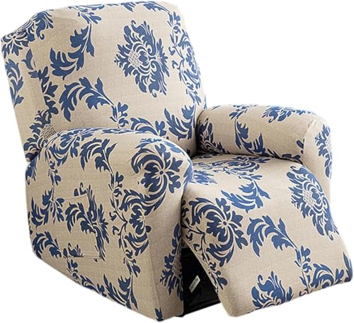 Sesselhusse 4-teilig Für Relaxsessel Stuhlhussen Für Fernsehsessel, Relaxliege, Couch, Sessel Bezug Mit Tasche Waschbarer Möbelschutz Gegen Flecken, Kratzer, Abnutzung(Style B) von Generic