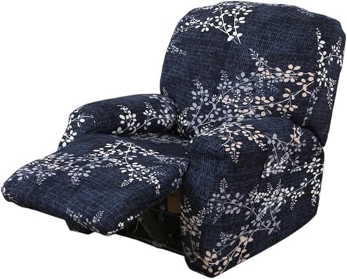 Sesselhusse 4-teilig Für Relaxsessel Stuhlhussen Für Fernsehsessel, Relaxliege, Couch, Sessel Bezug Mit Tasche Waschbarer Möbelschutz Gegen Flecken, Kratzer, Abnutzung(Style I) von Generic