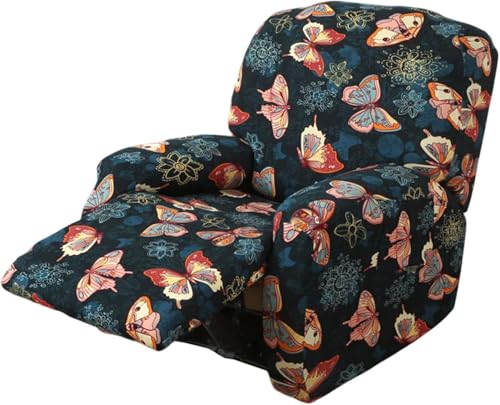 Sesselhusse 4-teilig Für Relaxsessel Stuhlhussen Für Fernsehsessel, Relaxliege, Couch, Sessel Bezug Mit Tasche Waschbarer Möbelschutz Gegen Flecken, Kratzer, Abnutzung(Style K) von Generic
