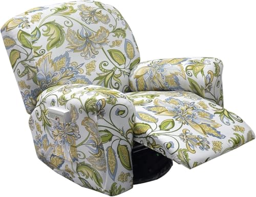 Sesselhusse 4-teilig Für Relaxsessel Stuhlhussen Für Fernsehsessel, Relaxliege, Couch, Sessel Bezug Mit Tasche Waschbarer Möbelschutz Gegen Flecken, Kratzer, Abnutzung(Style U) von Generic