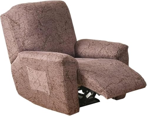 Sesselhusse 4-teilig Für Relaxsessel Stuhlhussen Für Fernsehsessel, Relaxliege, Couch, Sessel Bezug Mit Tasche Waschbarer Möbelschutz Gegen Flecken, Kratzer, Abnutzung(Style Y) von Generic