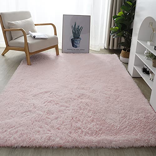 Shaggy Hochflor Weich Waschbar Flauschiger Teppich für Wohnzimmer und Schlafzimmer Modernes Design 200 x 250 cm von Generic