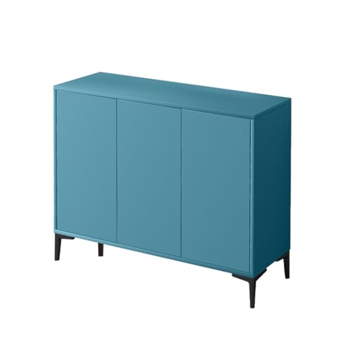Shoe Cabinet Shoe Rack with 2 Flip Drawers Entrance Hallway Free Standing with High Leg Design for Heels Boots Slippers for Closet Living Room Bedroom (Light Blue) von Generic