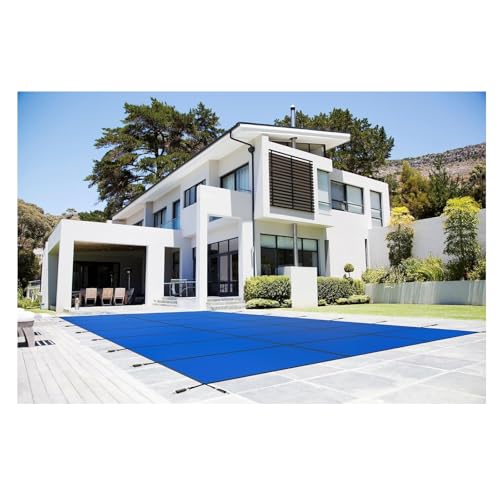 Sicherheitsabdeckung Für Einbaupools, Rechteckige Sicherheitsabdeckung Für Einbaupools, Netzabdeckung Für Einbaupools, Für Schwimmbecken, Hardware(Green,Rectangle 16x36ft) von Generic