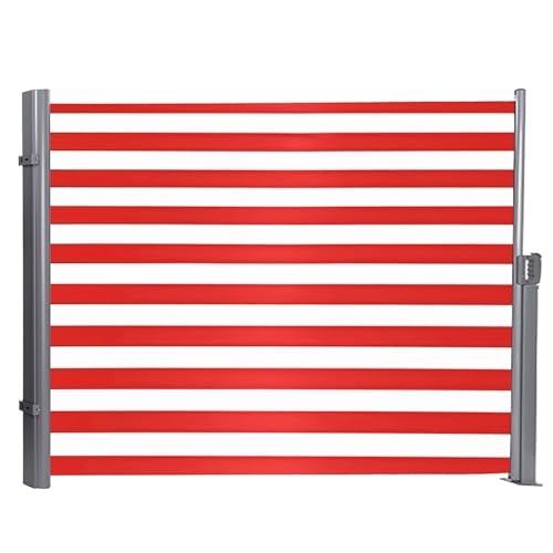 Sichtschutz for den Außenbereich, einziehbare Seitenmarkise, wasserdichter und UV-beständiger Schattenteiler for den Außenbereich for Terrasse, Garten, Balkon und gewerbliche Nutzung(2,150x400cm/59x15 von Generic