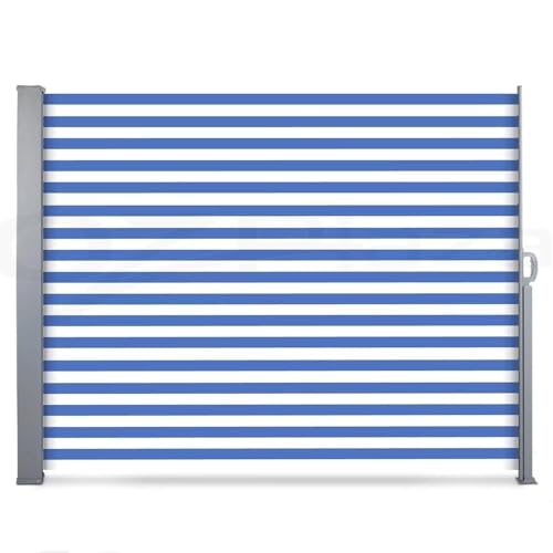 Sichtschutz for den Außenbereich, einziehbare Seitenmarkise, wasserdichter und UV-beständiger Schattenteiler for den Außenbereich for Terrasse, Garten, Balkon und gewerbliche Nutzung(1,170x600cm/67x23 von Generic