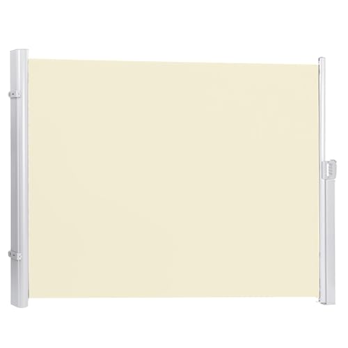 Sichtschutz for den Außenbereich, einziehbare Seitenmarkise, wasserdichter und UV-beständiger Schattenteiler for den Außenbereich for Terrasse, Garten, Balkon und gewerbliche Nutzung(8,170x200cm/67x79 von Generic
