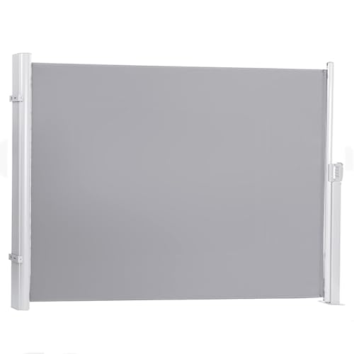 Sichtschutz for den Außenbereich, einziehbare Seitenmarkise, wasserdichter und UV-beständiger Schattenteiler for den Außenbereich for Terrasse, Garten, Balkon und gewerbliche Nutzung(3,130x500cm/51x19 von Generic