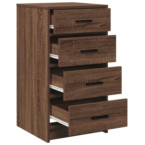 Sideboard Brown Eiche, Elegantes Design, Ausreichend Stauraum für Esszimmer, Wohnraum, Modernes Buffet mit Einfacher Reinigung, Multi -funktionaler Gebrauch, Mattes Finish, EAN Sideboard Brown Eiche, Elegantes Design, Ausreichend Stauraum für Esszimmer, Wohnraum, Modernes Buffet mit Einfacher Reinigung, Multi -funktionaler Gebrauch, Mattes Finish, EAN von Generic