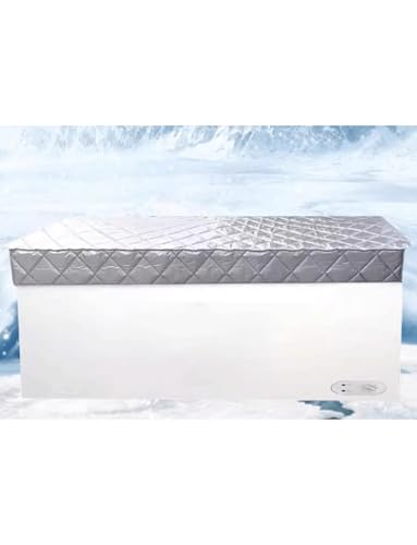 Silber isolierte Gefriertruhe Abdeckung, universelle Kühlschrankabdeckung - Isolierdecke für Gefrierschrank und Kühllagerung, wasserdicht(Color2,130x70cm/50.7x27.3in) von Generic