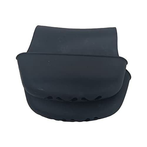 Silikon-Abfluss-Hängebeutel -Spülen-Schwamm-Aufbewahrungs-Dual-Use-Kleinigkeiten-Abflusskorb-Küchenregal-Wasserhahn Abstellraum Waschraum (Black, One Size) von Generic