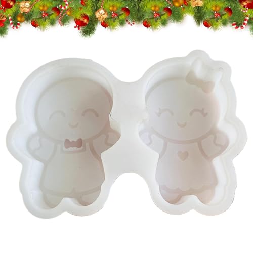 Silikon-Backform – Flexible Weihnachtskeksform, leicht zu lösende Backform | dekorative Betonformen für Kuchen in Zen-Form von Generic