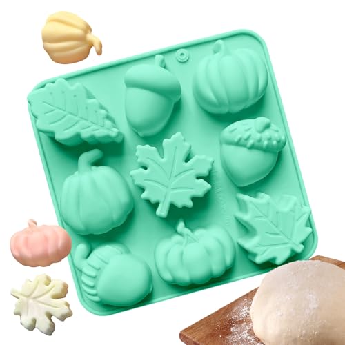 Silikon Backform - Kürbis Ahornblatt Silikon Lebensmittelformen,Herbst Dekoformer Bastelbedarf Für Thanksgiving Halloween Feiertage Kuchen Schokolade Seife Kerze Silikon Backform - Kürbis Ahornblatt Silikon Lebensmittelformen,Herbst Dekoformer Bastelbedarf Für Thanksgiving Halloween Feiertage Kuchen Schokolade Seife Kerze von Generic