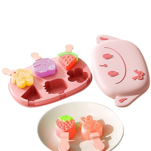 Silikon Ice Pop Form - Flexibler Gefrierschrank Schach Hausgemachte am Stiel Maker | Sommerbehandlung Schimmel für gefrorene Snacks, leicht reinigendes Dessert Shaper Werkzeug für Cremes von Generic