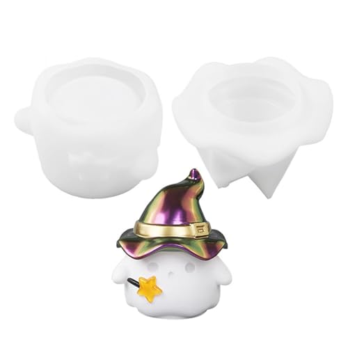 Silikon-Kerzenformen, Silikonschmuckformen,Geister-Halloween-Kerzenform mit Aufbewahrungsbox - Aufbewahrung von Gipsschmuck Dekoration Silikon-Kerzenformen, Silikonschmuckformen,Geister-Halloween-Kerzenform mit Aufbewahrungsbox - Aufbewahrung von Gipsschmuck Dekoration von Generic